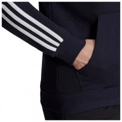 Adidas - 3-Stripes Full Zip Hoodie Sport Essentials - Sweat à capuche 13 Adidas - 3-Stripes Full Zip Hoodie Sport Essentials - Sweat à capuche -Robes & jupes Soldes adidas 3 stripes full zip hoodie sport essentials sweat a capuche detail 6