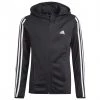 Adidas - Girl's 3 Stripes Full Zip Hoodie - Sweat à capuche -Robes & jupes Soldes adidas girls 3 stripes full zip hoodie sweat a capuche