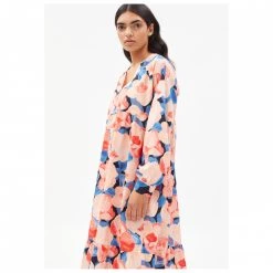 ARMEDANGELS - Women's Maaisie Painted - Robe -Robes & jupes Soldes armedangels womens maaisie painted robe detail 4