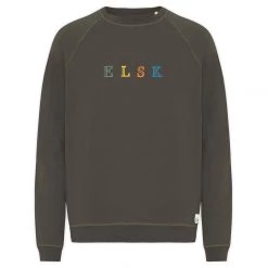 ELSK - Pure Stroke Emb Tværs Crewneck - Pull -Robes & jupes Soldes elsk pure stroke emb tvaers crewneck pull 1