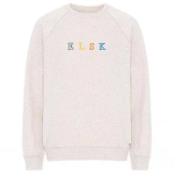 ELSK - Pure Stroke Emb Tværs Crewneck - Pull -Robes & jupes Soldes elsk pure stroke emb tvaers crewneck pull 2