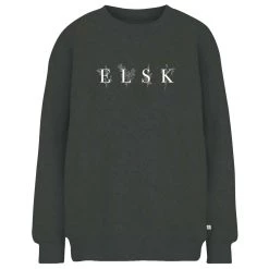 ELSK - Women's Porse Logo Anna Crewneck - Pull -Robes & jupes Soldes elsk womens porse logo anna crewneck pull 1
