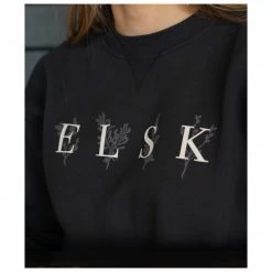 ELSK - Women's Porse Logo Anna Crewneck - Pull -Robes & jupes Soldes elsk womens porse logo anna crewneck pull detail 3