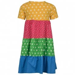 Frugi - Kid's Rosie Rainbow Dress - Robe -Robes & jupes Soldes frugi kids rosie rainbow dress robe detail 2