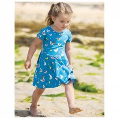 Frugi - Kid's Spring Skater Dress - Robe 9 Frugi - Kid's Spring Skater Dress - Robe -Robes & jupes Soldes frugi kids spring skater dress robe detail 3