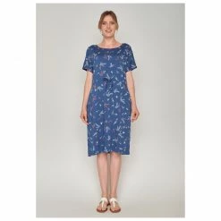 GreenBomb - Women's Sweet Leaves Hop - Robe -Robes & jupes Soldes greenbomb womens sweet leaves hop robe detail 2