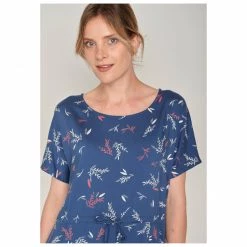 GreenBomb - Women's Sweet Leaves Hop - Robe -Robes & jupes Soldes greenbomb womens sweet leaves hop robe detail 5