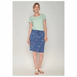 GreenBomb - Women's Sweet Leaves Pretty - Jupe -Robes & jupes Soldes greenbomb womens sweet leaves pretty jupe detail 2
