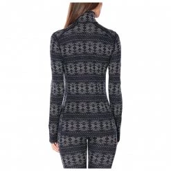 Icebreaker - Women's 250 Vertex L/S Half Zip Crystalline - Sous-vêtement mérinos -Robes & jupes Soldes icebreaker womens 250 vertex l s half zip crystalline sous vetement merinos detail 4