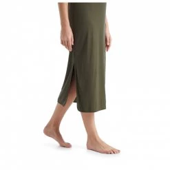 Icebreaker - Women's Granary Tee Dress - Robe -Robes & jupes Soldes icebreaker womens granary tee dress robe detail 3