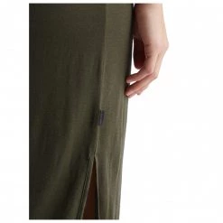 Icebreaker - Women's Granary Tee Dress - Robe -Robes & jupes Soldes icebreaker womens granary tee dress robe detail 5