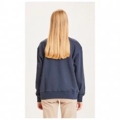 KnowledgeCotton Apparel - Women's Daphne Basic Badge Sweat Vegan - Pull -Robes & jupes Soldes knowledgecotton apparel womens daphne basic badge sweat vegan pull detail 3