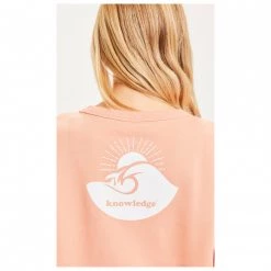 KnowledgeCotton Apparel - Women's Daphne Knowledge Wave Print Sweat Vegan - Pull -Robes & jupes Soldes knowledgecotton apparel womens daphne knowledge wave print sweat vegan pull detail 5