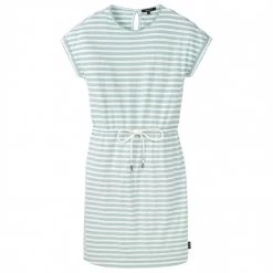 Recolution - Women's Jersey Dress Vanilla Stripes - Robe -Robes & jupes Soldes recolution womens jersey dress vanilla stripes robe 1