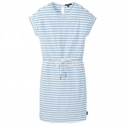 Recolution - Women's Jersey Dress Vanilla Stripes - Robe