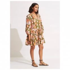 Seafolly - Women's Paradise Garden Tiered Dress - Robe 10 Seafolly - Women's Paradise Garden Tiered Dress - Robe -Robes & jupes Soldes seafolly womens paradise garden tiered dress robe detail 3