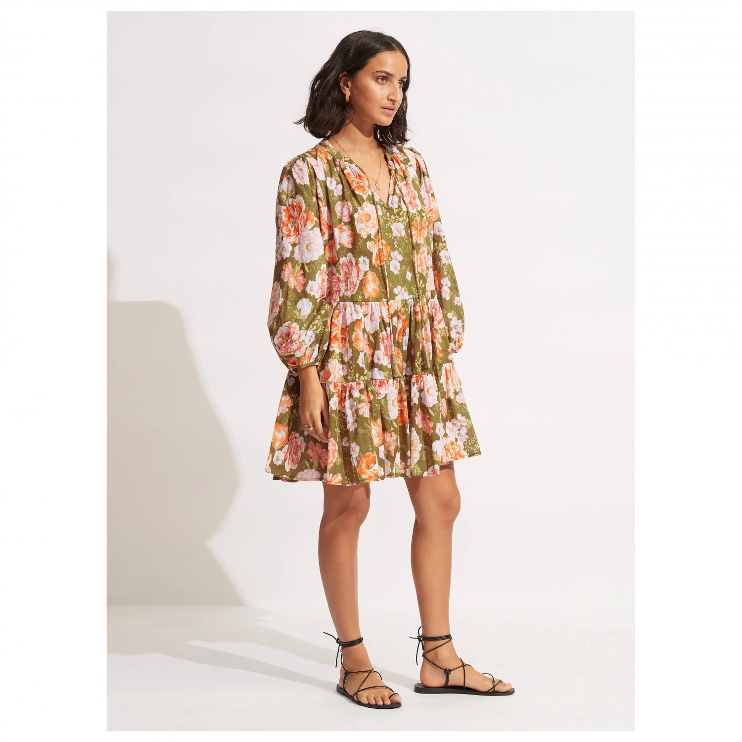 Seafolly - Women's Paradise Garden Tiered Dress - Robe 5 Seafolly - Women's Paradise Garden Tiered Dress - Robe – Image 3