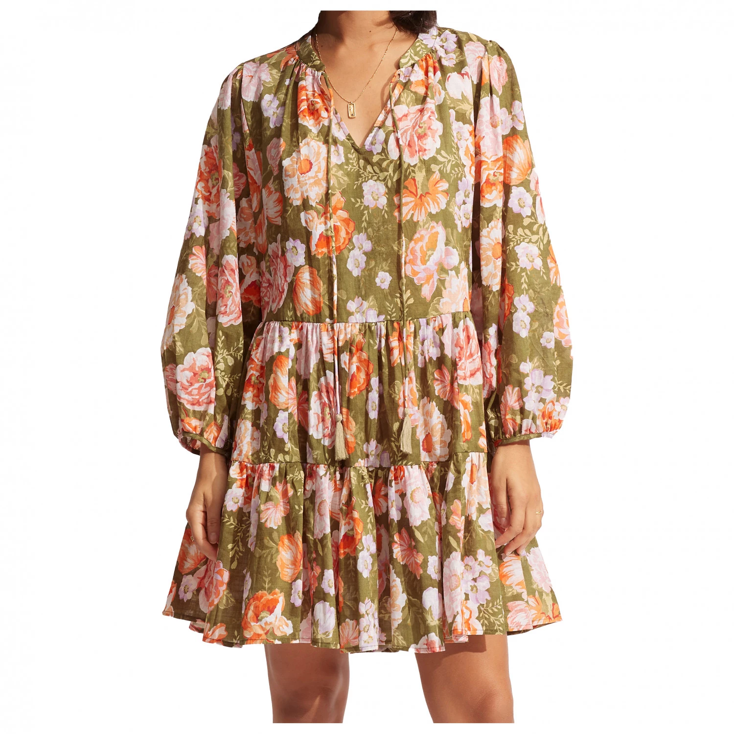 Seafolly - Women's Paradise Garden Tiered Dress - Robe 3 Seafolly - Women's Paradise Garden Tiered Dress - Robe
