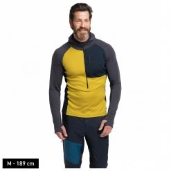 Stoic - Merino260 StadjanSt. 3/4 Zip w. Hood - Sweat à capuche en mérinos -Robes & jupes Soldes stoic merino260 stadjanst 3 4 zip w hood sweat a capuche en merinos detail 3