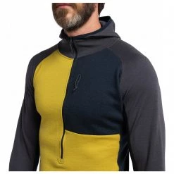 Stoic - Merino260 StadjanSt. 3/4 Zip w. Hood - Sweat à capuche en mérinos -Robes & jupes Soldes stoic merino260 stadjanst 3 4 zip w hood sweat a capuche en merinos detail 6