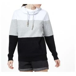 Tentree - Women's Treefleece Blocked Banshee Hoodie -Robes & jupes Soldes tentree womens treefleece blocked banshee hoodie 3