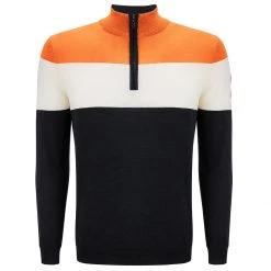 We Norwegians - Eigerøy Zip-Up - Pull en laine mérinos -Robes & jupes Soldes we norwegians eigeroey zip up pull en laine merinos 1