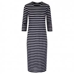 We Norwegians - Women's Seilbakken Midi Dress - Robe -Robes & jupes Soldes we norwegians womens seilbakken midi dress robe 1